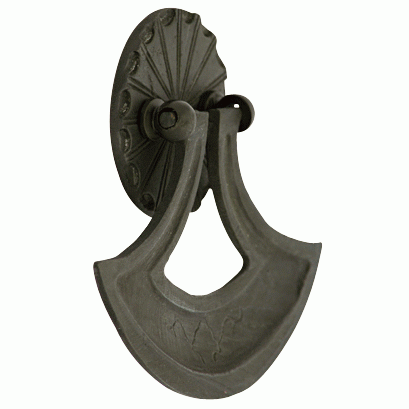 4 Inch Solid Brass Curved Drop Pull (Black Bronze) COPPER MOUNTAIN HARDWARE