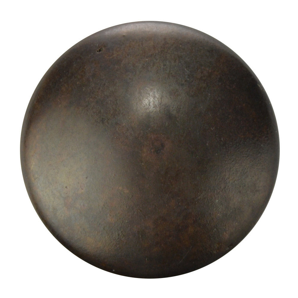 1 Inch Brass Round Cabinet Knob (Black Bronze Finish) COPPER MOUNTAIN HARDWARE