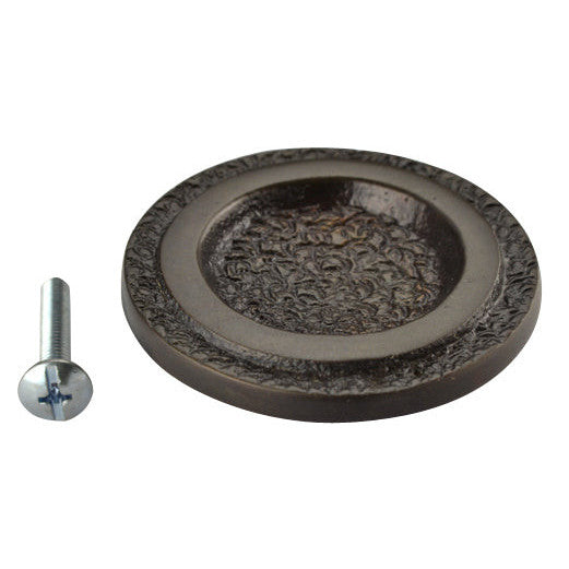 2 Inch Solid Brass Cascade Circle Knob (Black Bronze Finish) COPPER MOUNTAIN HARDWARE