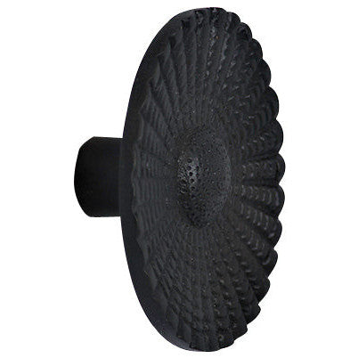 2 Inch Solid Brass Art Deco Style Round Knob (Black Bronze Finish) COPPER MOUNTAIN HARDWARE