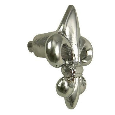 1 5/8 Inch Fleur de Lis Cabinet & Furniture Knob