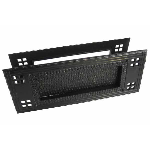 Antique Craftsman Style Mail Slot for Front Doors (Black Bronze) COPPER MOUNTAIN HARDWARE