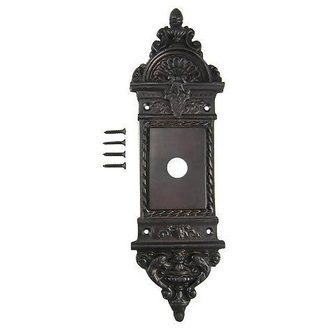 Solid Brass L'Enfant Rosette Plate (Black Bronze Finish) COPPER MOUNTAIN HARDWARE