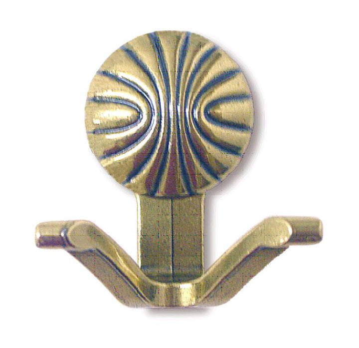 Dual Coat Hook: Shell Shape COPPER MOUNTAIN HARDWARE
