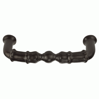 5 Inch Overall (4 3/8 c-c) Solid Brass Pull (Black Bronze Finish) COPPER MOUNTAIN HARDWARE