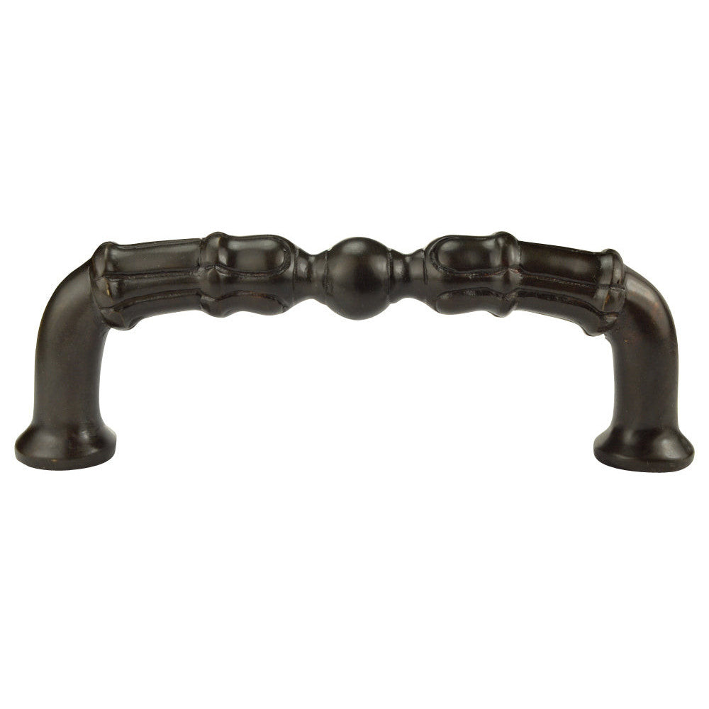 5 Inch Overall (4 3/8 c-c) Solid Brass Pull (Black Bronze Finish) COPPER MOUNTAIN HARDWARE