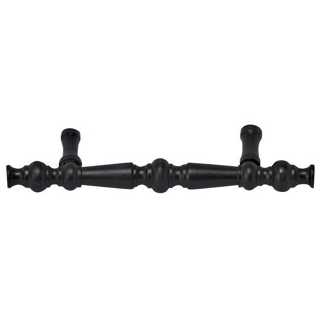 5 Inch Overall (3 Inch c-c) Solid Brass Victorian Pull (Black Bronze Finish) COPPER MOUNTAIN HARDWARE