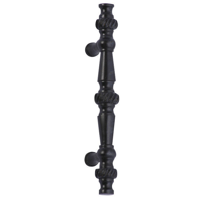 5 Inch Overall (3 Inch c-c) Solid Brass Georgian Roped Style Pull (Black Bronze Finish) COPPER MOUNTAIN HARDWARE