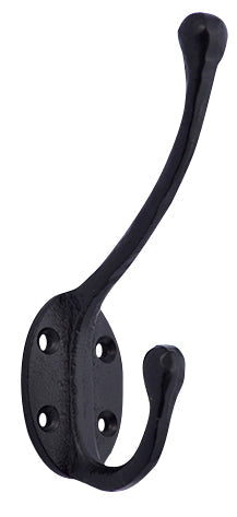 Traditional Solid Iron Coat Hook COPPER MOUNTAIN HARDWARE