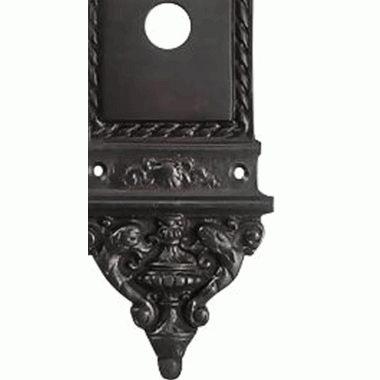 Solid Brass L'Enfant Rosette Plate (Black Bronze Finish) COPPER MOUNTAIN HARDWARE
