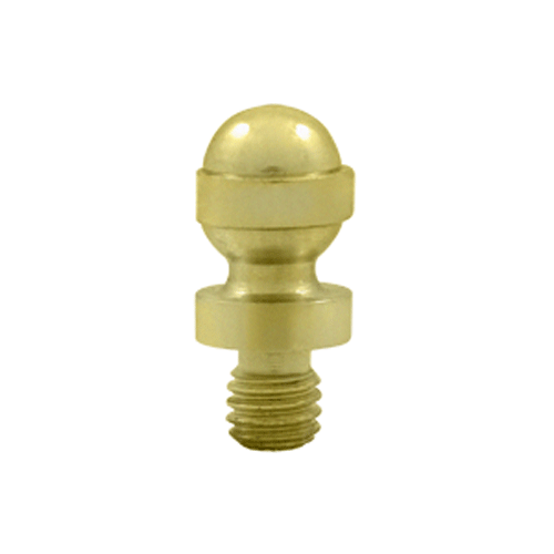 1/2 Inch Solid Brass Acorn Tip Cabinet Finial (Polished Brass Finish) DELTANA
