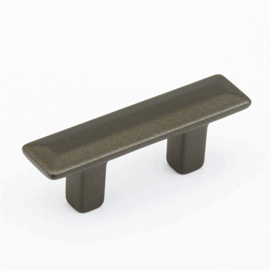 2 1/2 Inch (1 1/4 Inch c-c) Skyevale Cabinet Pull (Milano Bronze Finish) SCHAUB