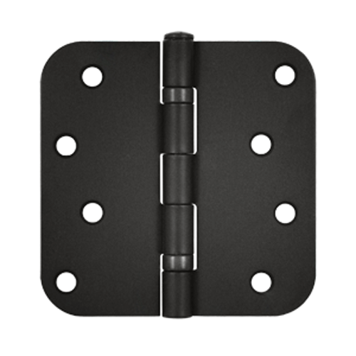 4 Inch x 4 Inch Ball Bearing Steel Hinge (Oil Rubbed Bronze Finish) DELTANA