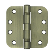 4 Inch x 4 Inch Heavy Duty Steel Hinge (Antique Brass Finish) DELTANA