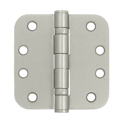 4 Inch x 4 Inch Heavy Duty Steel Hinge (Brushed Nickel Finish) DELTANA