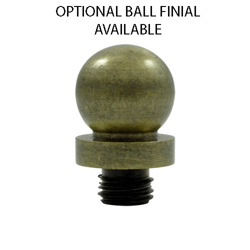 6 Inch X 6 Inch Solid Brass Ball Bearing Square Hinge (Antique Brass Finish) DELTANA