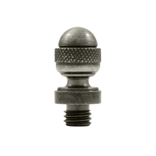 7/8 Inch Solid Brass Acorn Tip Door Finial (Antique Nickel Finish) DELTANA