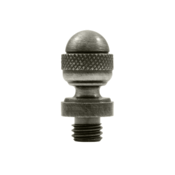 7/8 Inch Solid Brass Acorn Tip Door Finial (Antique Nickel Finish) DELTANA