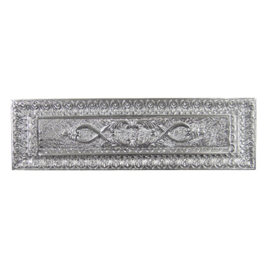 Antique Front Door Mail Slot - Victorian Style (Satin Nickel) COPPER MOUNTAIN HARDWARE