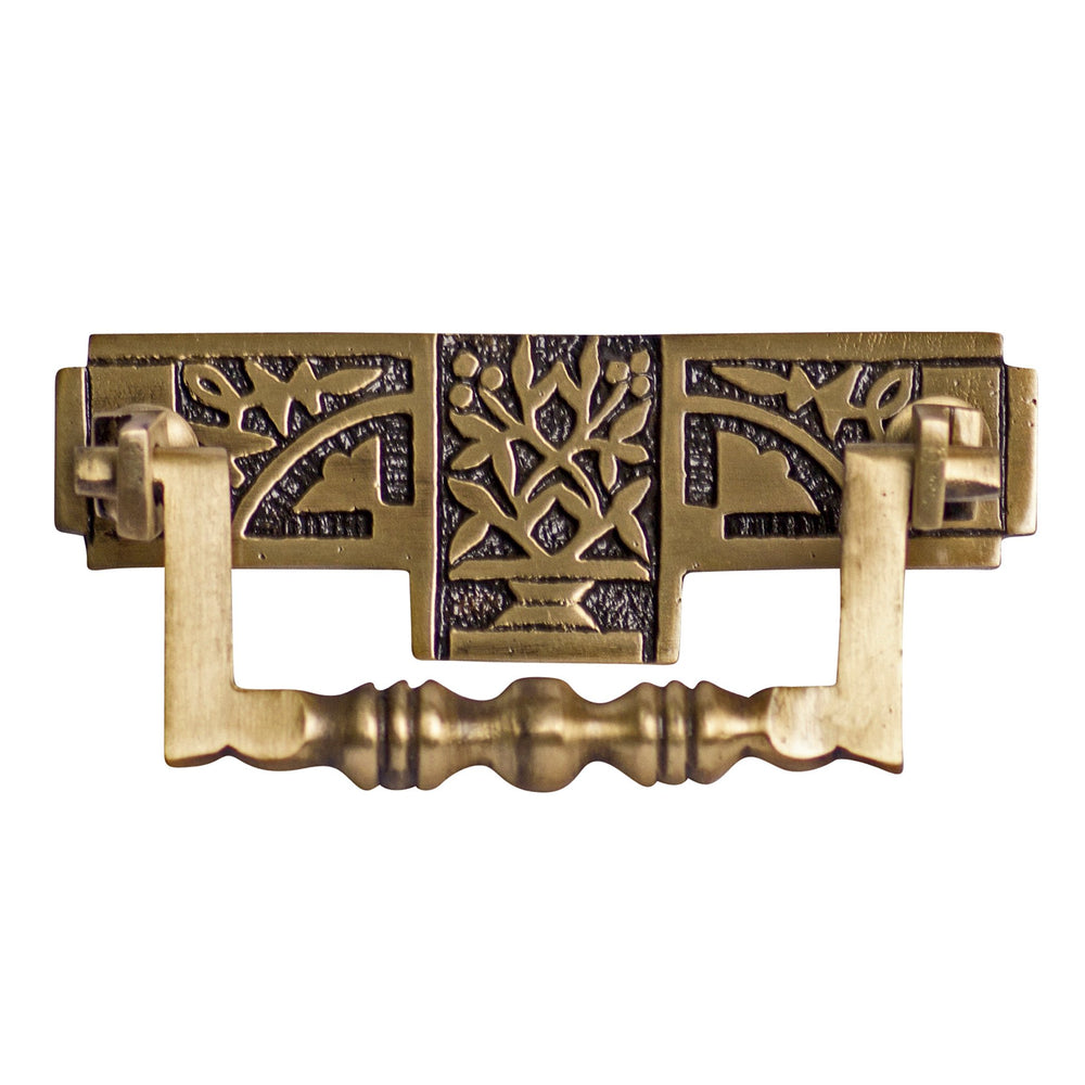 3 1/2 Inch Solid Brass Eastlake Bail Pull COPPER MOUNTAIN HARDWARE