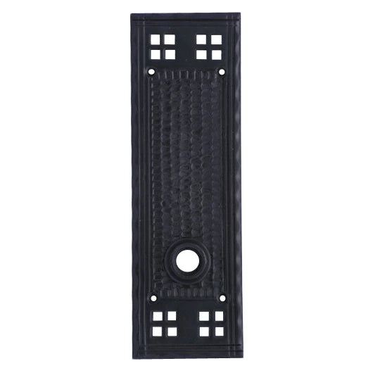 Craftsman Style Solid Brass Rosette Plate (Black Bronze Finish) COPPER MOUNTAIN HARDWARE