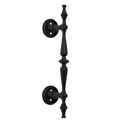 9 1/2 Inch Solid Brass Large Victorian Pull (Black Bronze Finish) COPPER MOUNTAIN HARDWARE