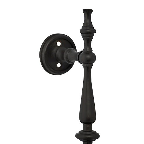 9 1/2 Inch Solid Brass Large Victorian Pull (Black Bronze Finish) COPPER MOUNTAIN HARDWARE