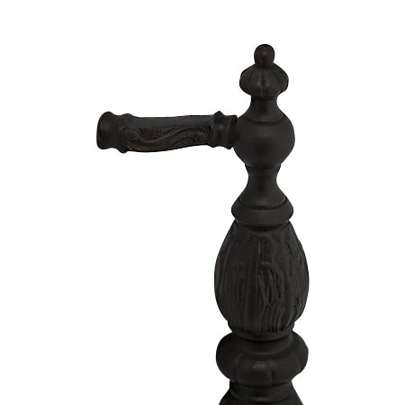 10 Inch Solid Brass Large Victorian Pull (Black Bronze Finish) COPPER MOUNTAIN HARDWARE